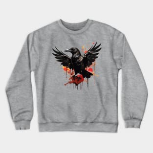 Black Raven Crewneck Sweatshirt